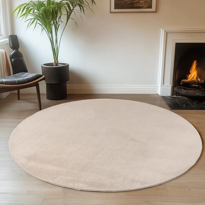 Covor Joy Crem, Rotund, D120 cm Covor Joy Crem, Rotund, D120 cm