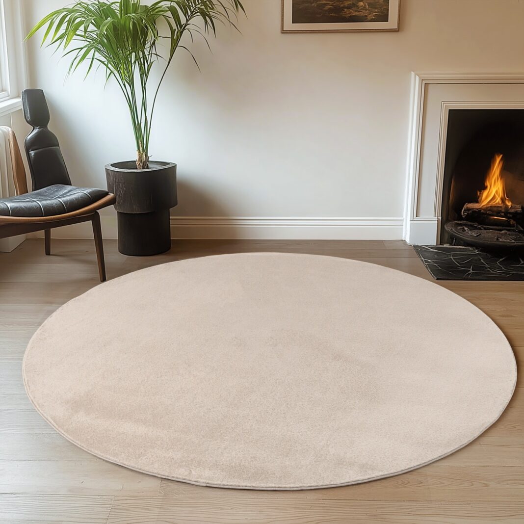Covor Joy Crem, Rotund, D160 cm Covor Joy Crem, Rotund, D160 cm