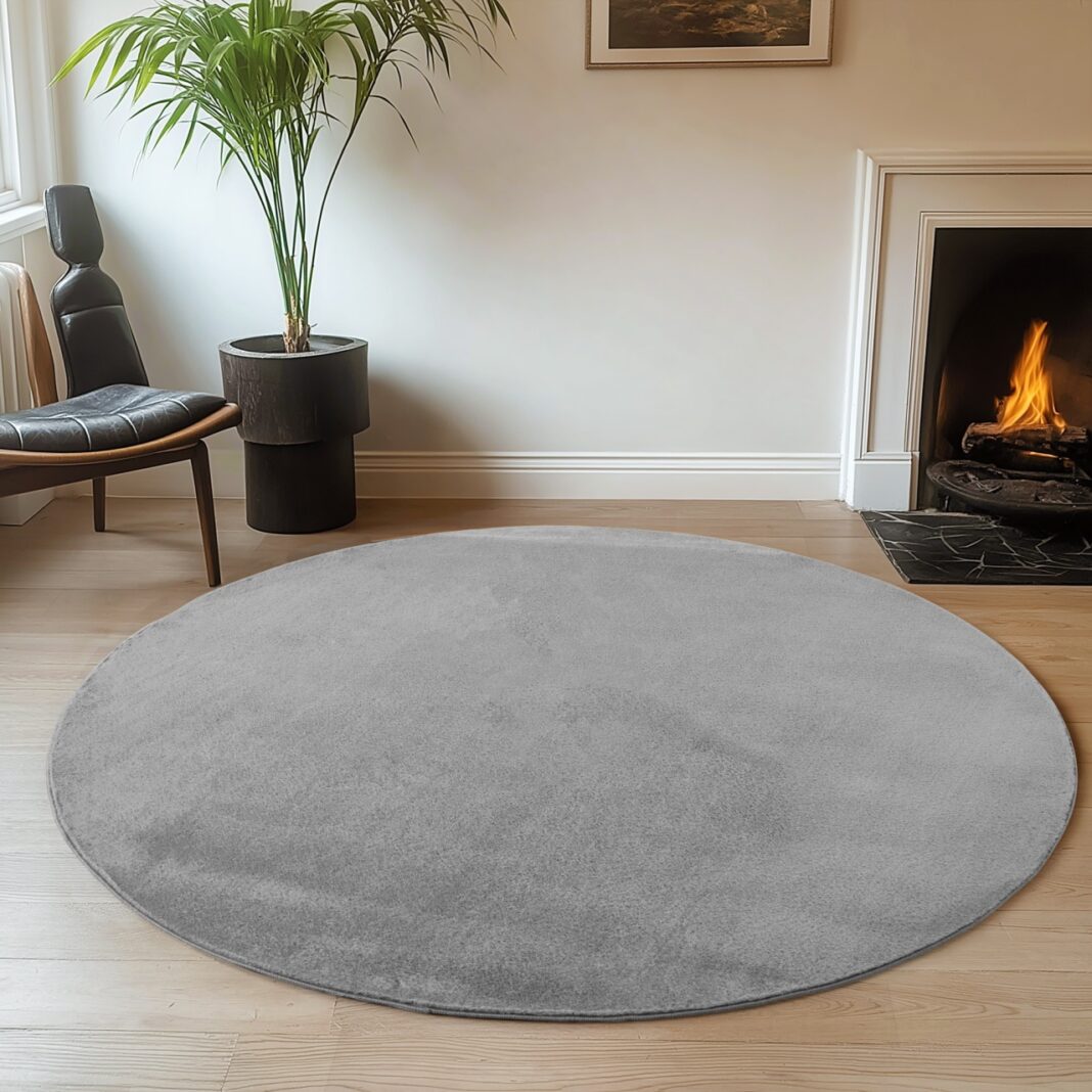 Covor Joy Gri, Rotund, D160 cm Covor Joy Gri, Rotund, D160 cm