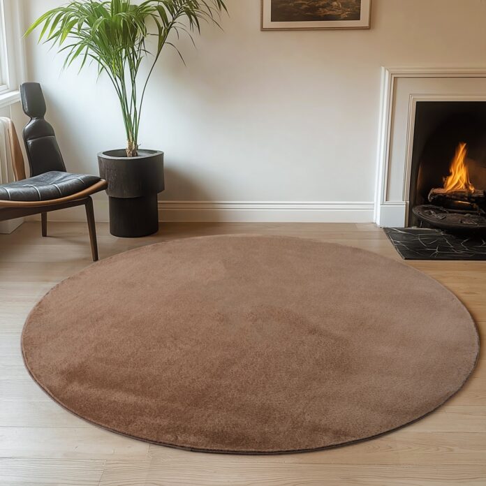 Covor Joy Mocca, Rotund, D160 cm Covor Joy Mocca, Rotund, D160 cm