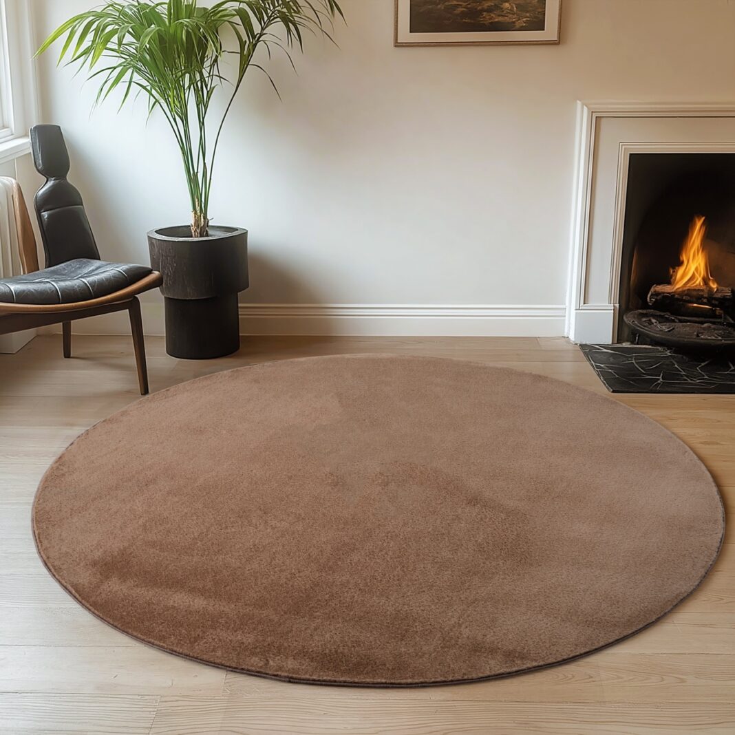 Covor Joy Mocca, Rotund, D200 cm Covor Joy Mocca, Rotund, D200 cm