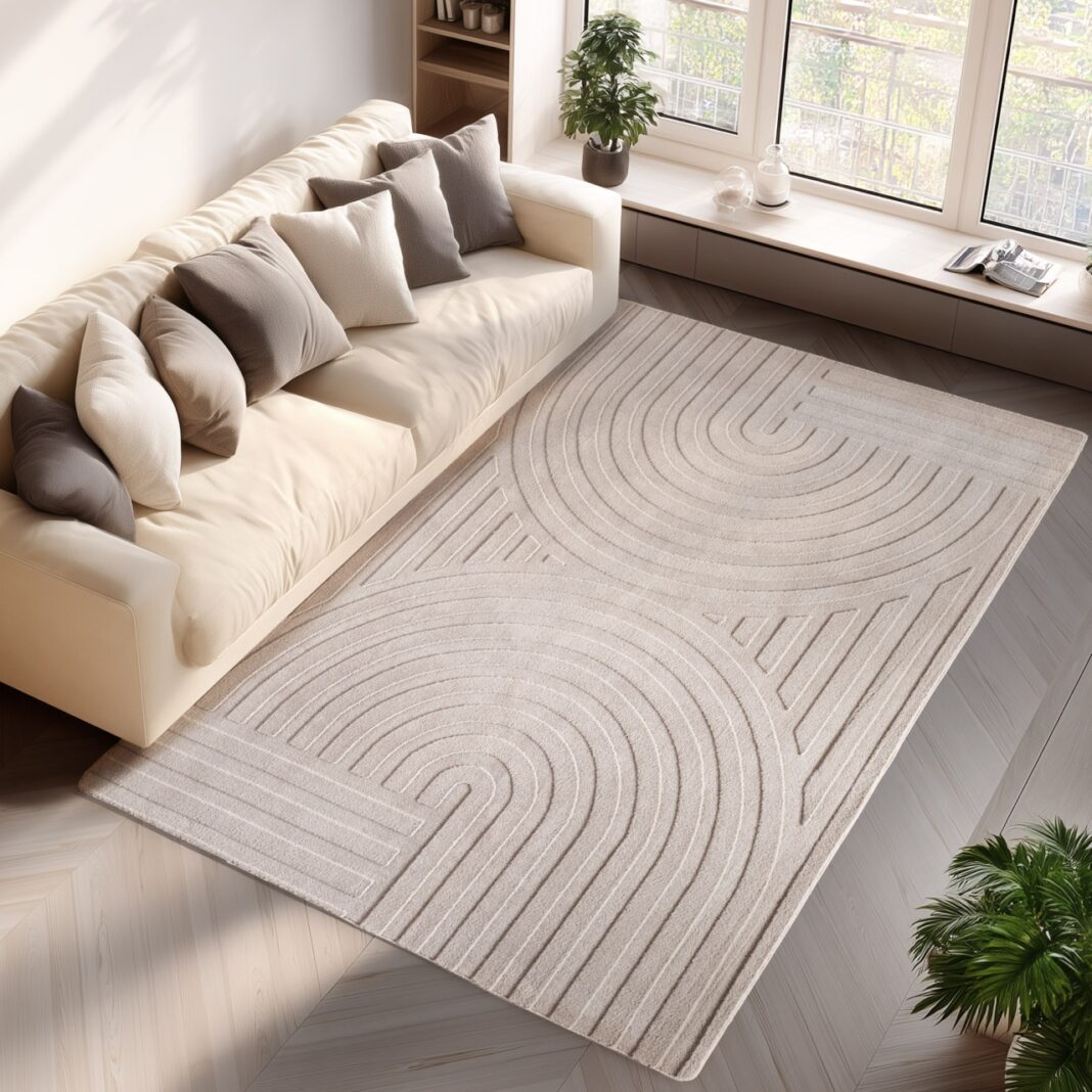 Covor Pompei V1 Crem, 120 x 170cm Covor Pompei V1 Crem, 120 x 170cm