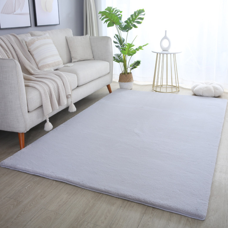 Covor Pouffy V1 Argintiu 240 x 340cm Covor Pouffy V1 Argintiu 240 x 340cm