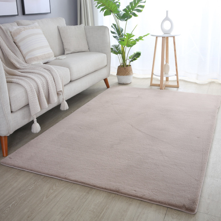 Covor Pouffy V1 Bej 140 x 200cm Covor Pouffy V1 Bej 140 x 200cm