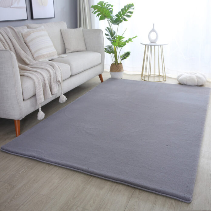 Covor Pouffy V1 Gri 140 x 200cm Covor Pouffy V1 Gri 140 x 200cm
