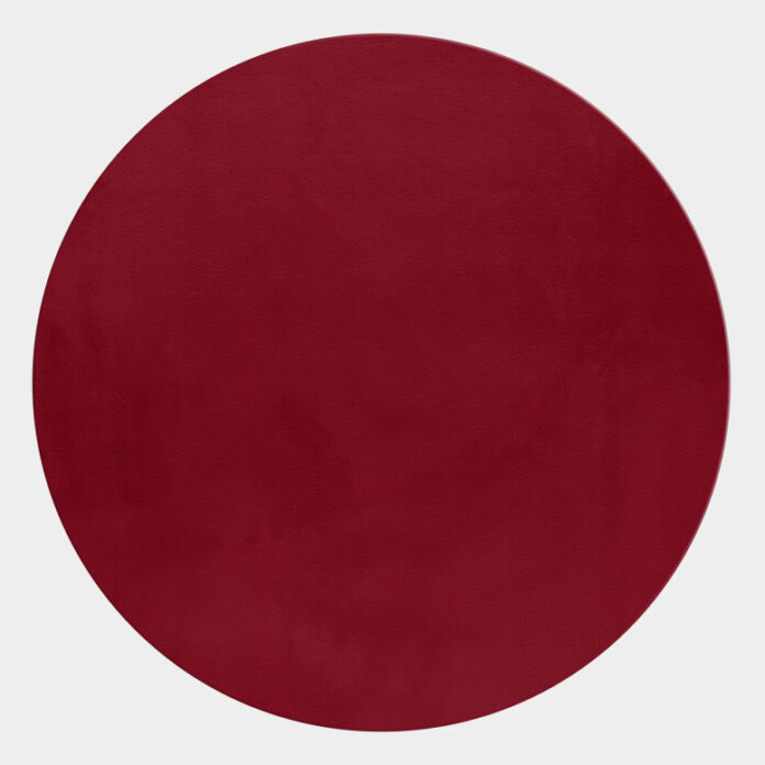 Covor Pouffy V1 Rosu 160 x 160cm Covor Pouffy V1 Rosu 160 x 160cm