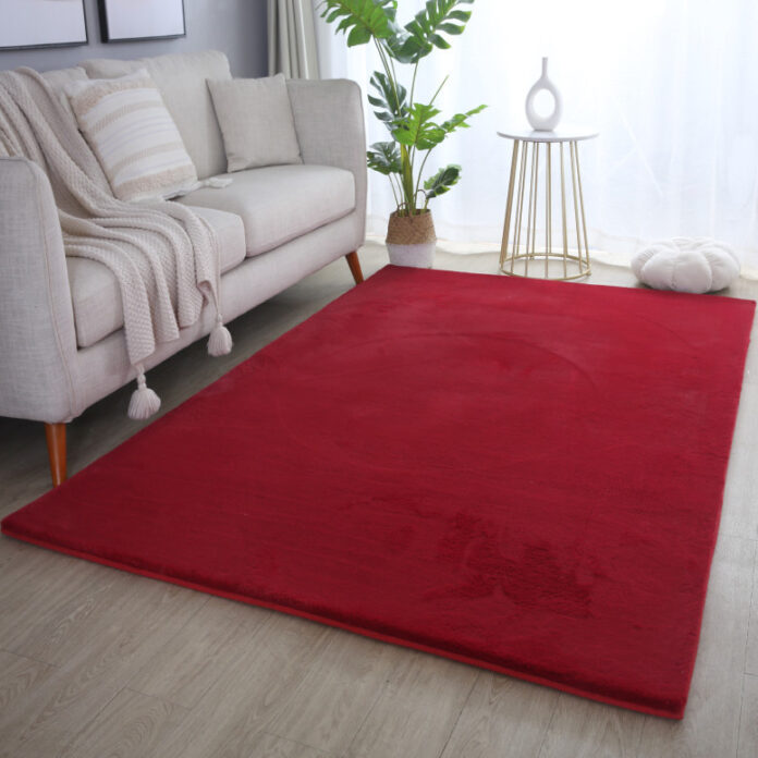 Covor Pouffy V1 Rosu 240 x 340cm Covor Pouffy V1 Rosu 240 x 340cm