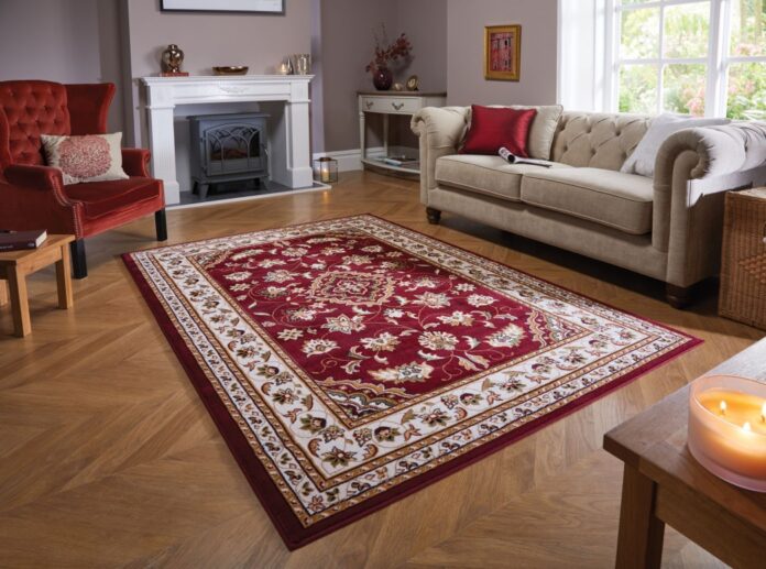 Covor Sherborne Roșu 120X170 cm, Flair Rugs Covor Sherborne Roșu 120X170 cm, Flair Rugs