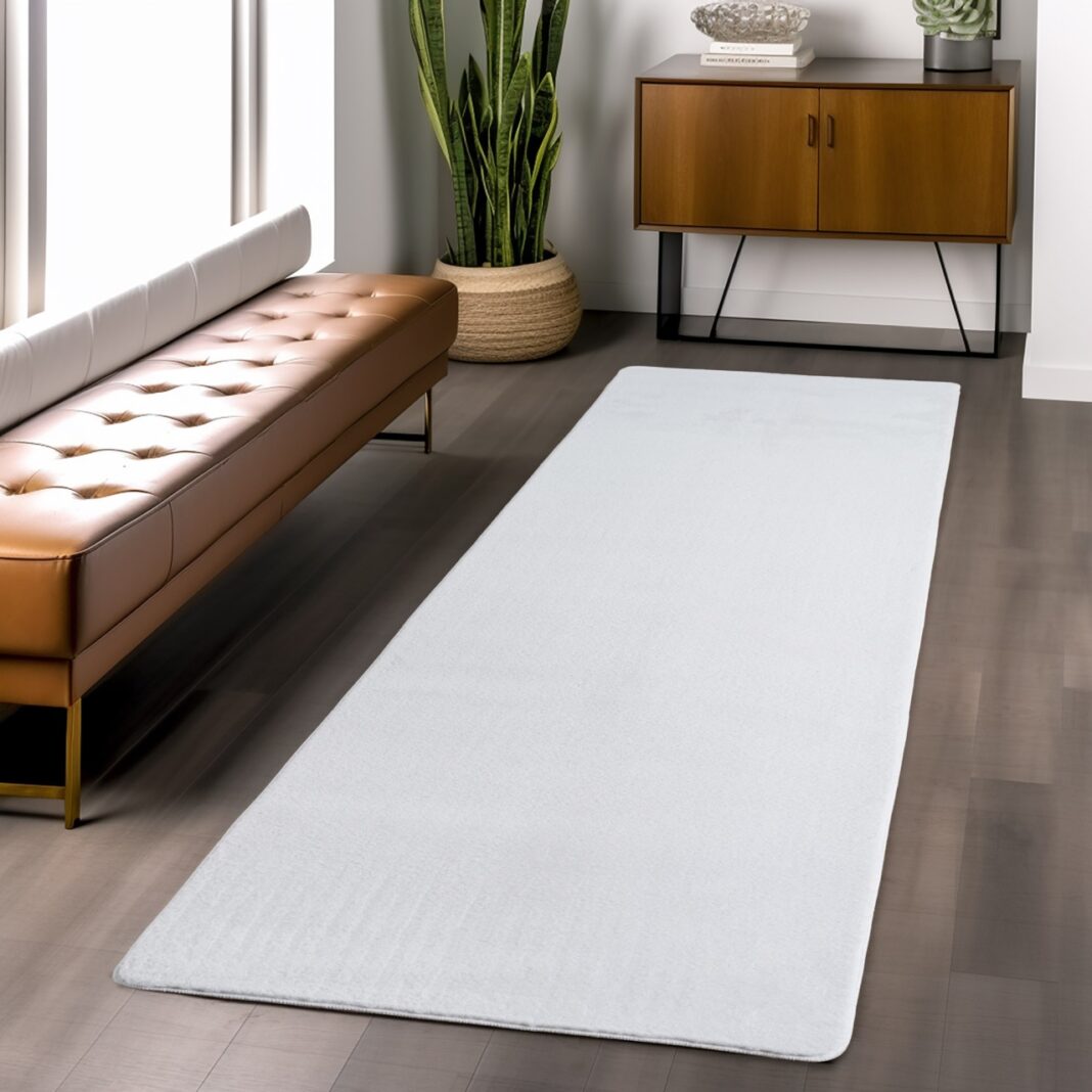 Covor traversa Joy Alb, 80 x 250 cm Covor traversa Joy Alb, 80 x 250 cm