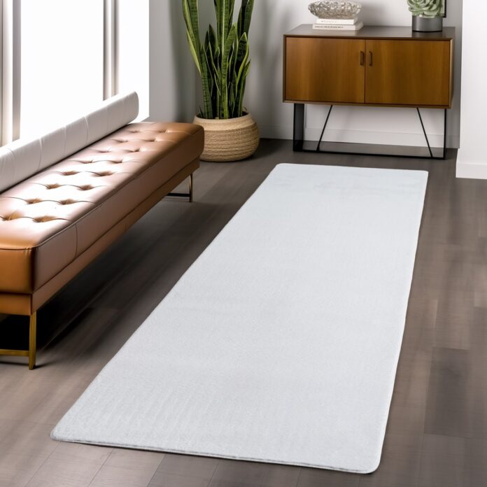 Covor traversa Joy Alb, 80 x 250 cm Covor traversa Joy Alb, 80 x 250 cm