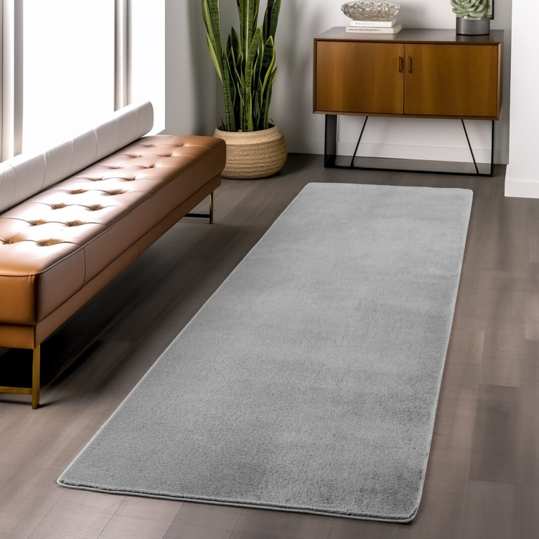 Covor traversa Joy Argintiu, 80 x 250 cm Covor traversa Joy Argintiu, 80 x 250 cm