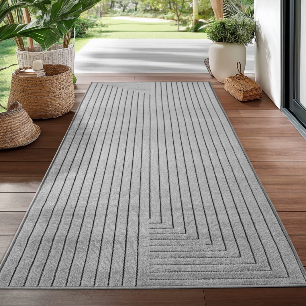 Covor traversa Nova V2 Argintiu, 80 x 250 cm Covor traversa Nova V2 Argintiu, 80 x 250 cm