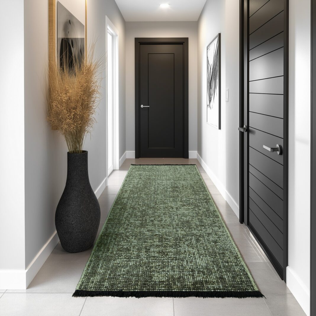 Covor traversa Space Verde, 80 x 250 cm Covor traversa Space Verde, 80 x 250 cm