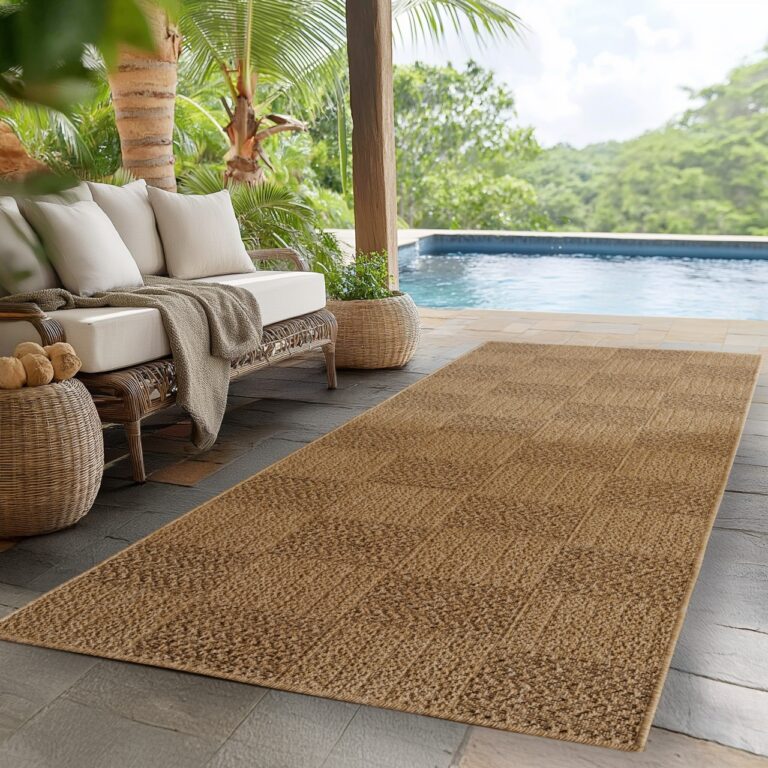 Covor traversa Timber V5 Bej, 80 x 250 cm