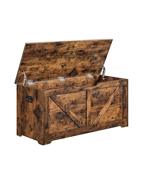 Cufar de depozitare, Vasagle, 100 x 40 x 46 cm, LSB060T01, Maro Rustic Cufar de depozitare, Vasagle, 100 x 40 x 46 cm, LSB060T01, Maro Rustic