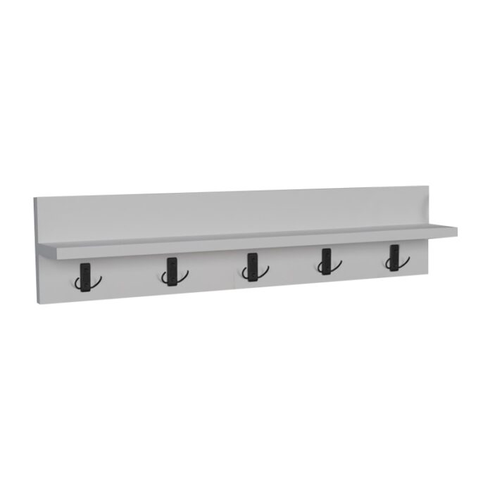 Cuier de perete Esform, alb, 80x11x18 cm Cuier de perete Esform, alb, 80x11x18 cm