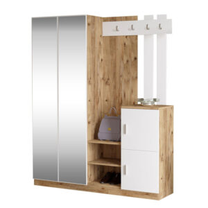 cuier-hol-cu-dulap-model-dunn-alb-stejar-sonoma-147-5x35x180-cm176776