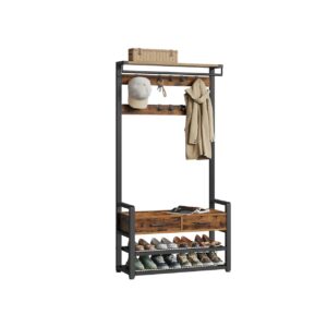 Cuier intrare Vasagle Maro 80.4x30x181.6 cm Cuier intrare Vasagle Maro 80.4x30x181.6 cm