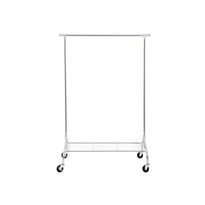 Cuier pe roti Songmics Argintiu 102x39x6.5 cm Cuier pe roti Songmics Argintiu 102x39x6.5 cm