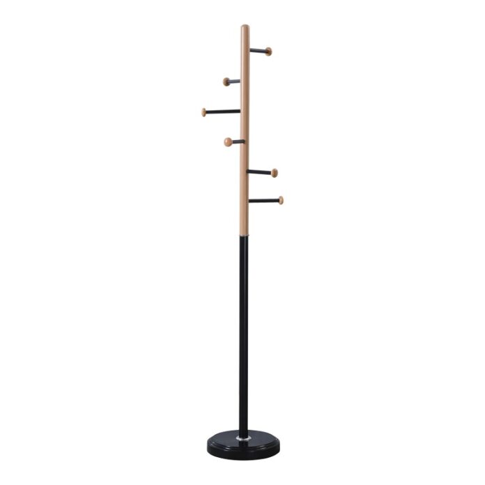 Cuier Serea, negru/natural, 30x30x175 cm Cuier Serea, negru/natural, 30x30x175 cm
