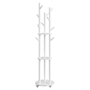 Cuier tip pom cu roti Model Goliath, Alb, 40 x 175 cm Cuier tip pom cu roti Model Goliath, Alb, 40 x 175 cm