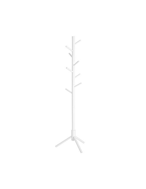 Cuier tip pom Model Clayton, Alb, 47x47x175 cm Cuier tip pom Model Clayton, Alb, 47x47x175 cm
