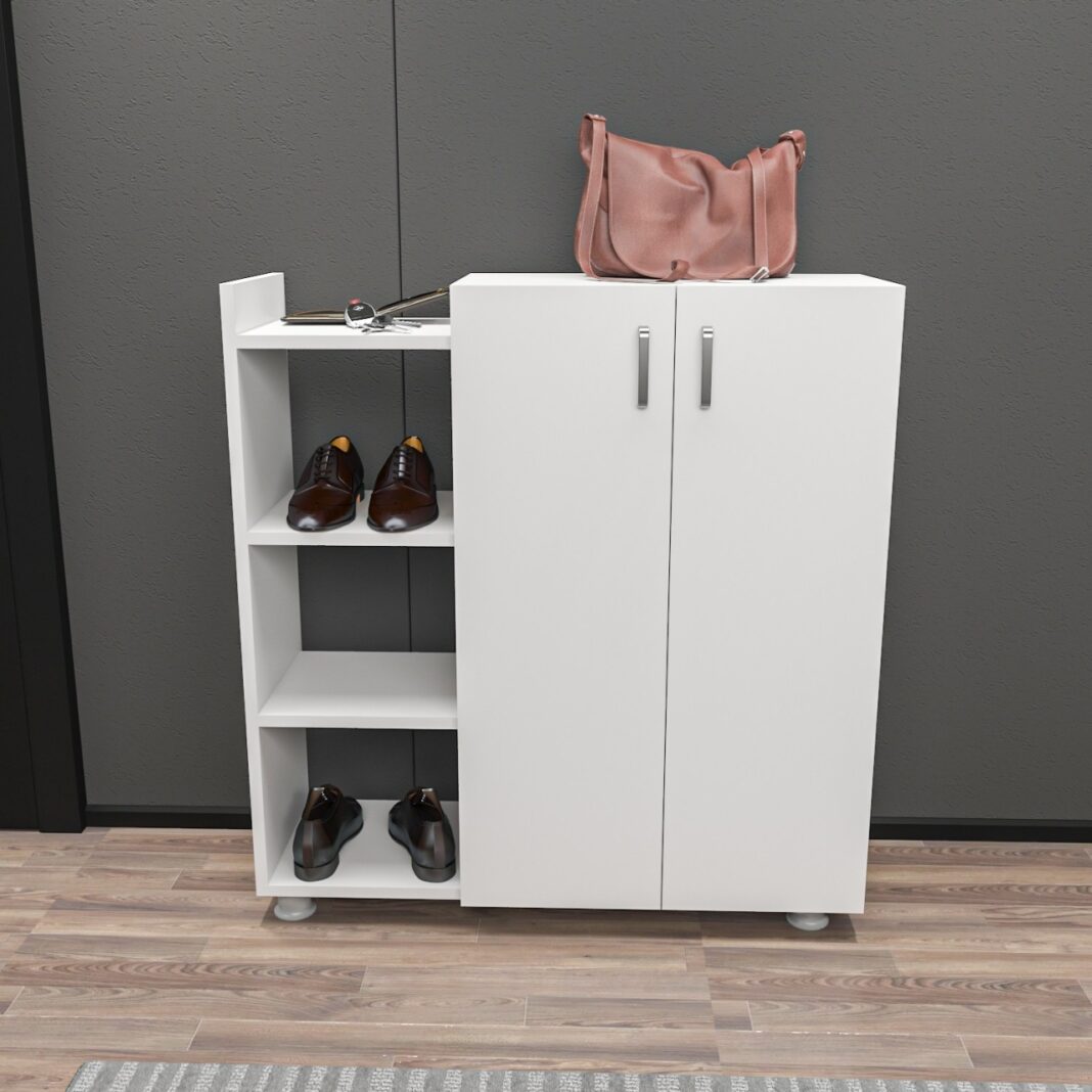 Dulap de pantofi Asus Alb 90x95x29.6 cm Dulap de pantofi Asus Alb 90x95x29.6 cm