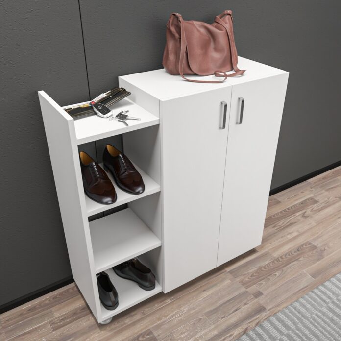 Dulap de pantofi Asus Alb 90x95x29.6 cm Dulap de pantofi Asus Alb 90x95x29.6 cm