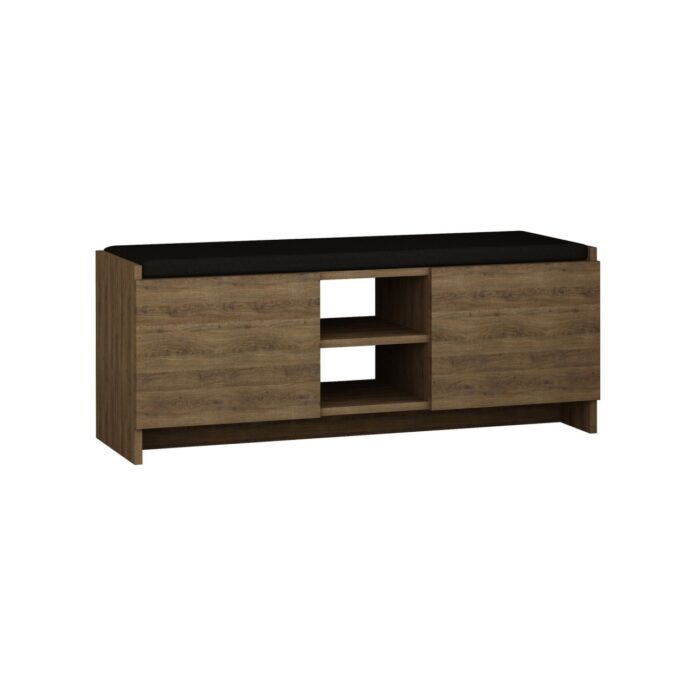 Dulap de pantofi cu banca Zulla Stejar 110x43x37 cm Dulap de pantofi cu banca Zulla Stejar 110x43x37 cm