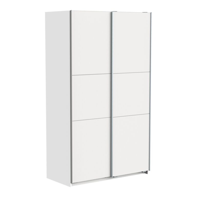Dulap haine Kawen, alb mat, 116.5x60x203 cm