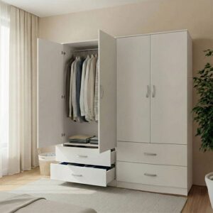 Dulap haine Lego, alb, 160x42x180 cm Dulap haine Lego, alb, 160x42x180 cm