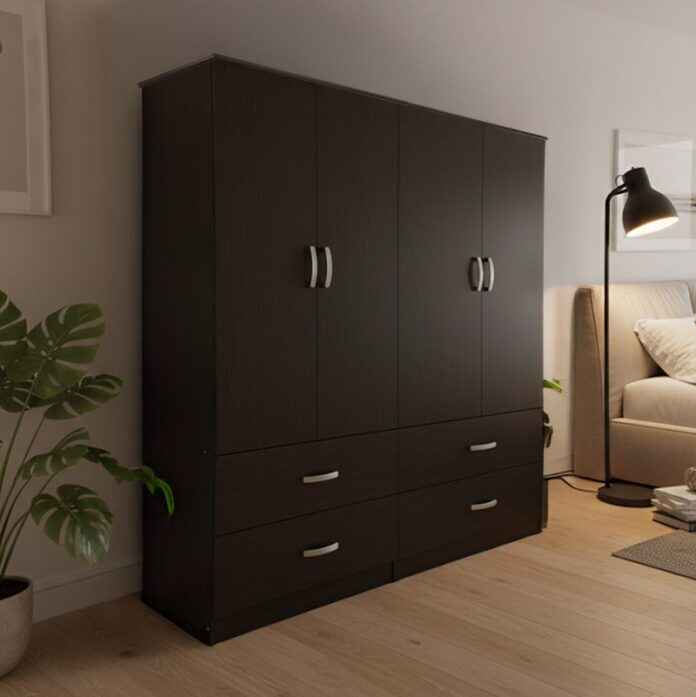 Dulap haine Lego V3, wenge, 160x42x180 cm Dulap haine Lego V3, wenge, 160x42x180 cm