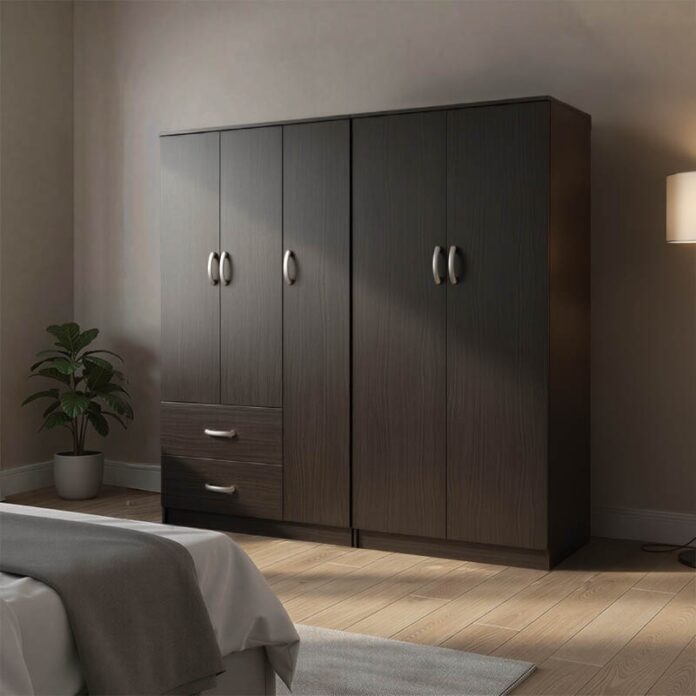Dulap haine Lego V6, wenge, 170x42x180 cm Dulap haine Lego V6, wenge, 170x42x180 cm