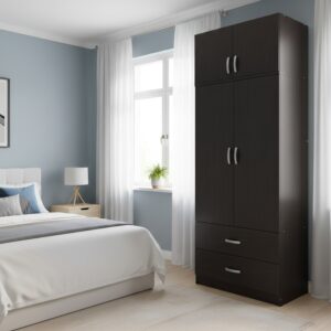 Dulap haine Lego, wenge, 80x42x240 cm Dulap haine Lego, wenge, 80x42x240 cm
