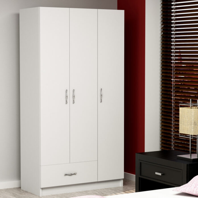 Dulap haine Model Gabi, Alb, 90x40x170 cm Dulap haine Model Gabi, Alb, 90x40x170 cm