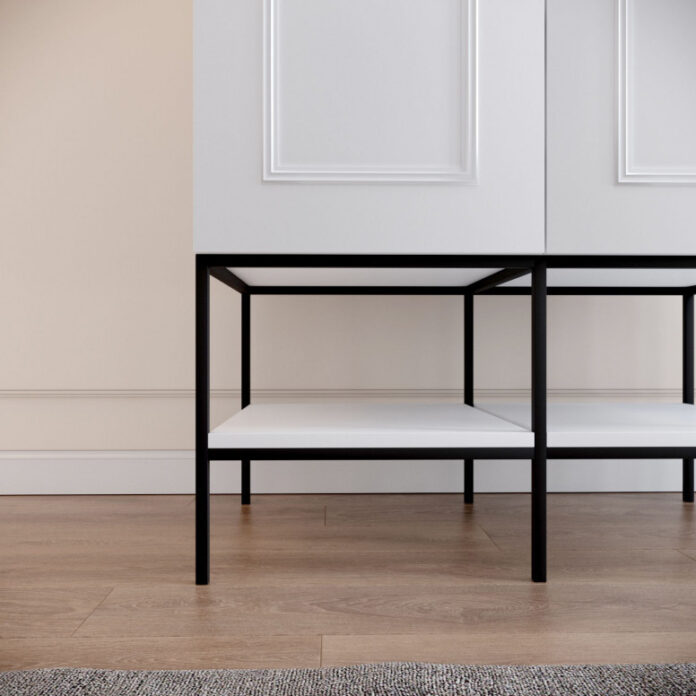 Dulap haine Model Martin, Alb, 126x50x200 cm Dulap haine Model Martin, Alb, 126x50x200 cm