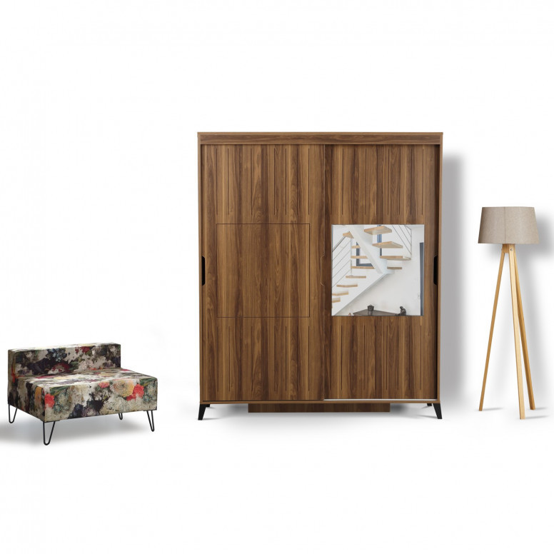 Dulap haine Model Pacific, Nuc, 150x60x216 cm Dulap haine Model Pacific, Nuc, 150x60x216 cm
