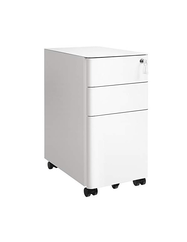 Dulap mobil cu incuietoare Model Gordon, Alb, 30x46x59 cm Dulap mobil cu incuietoare Model Gordon, Alb, 30x46x59 cm