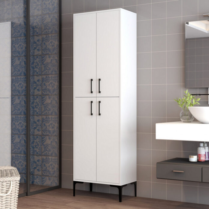 Dulap Model BerlinA, Alb, 60x35x200 cm Dulap Model BerlinA, Alb, 60x35x200 cm