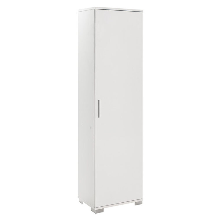 Dulap multifunctional Model Chad, Alb, 45x32x169 cm