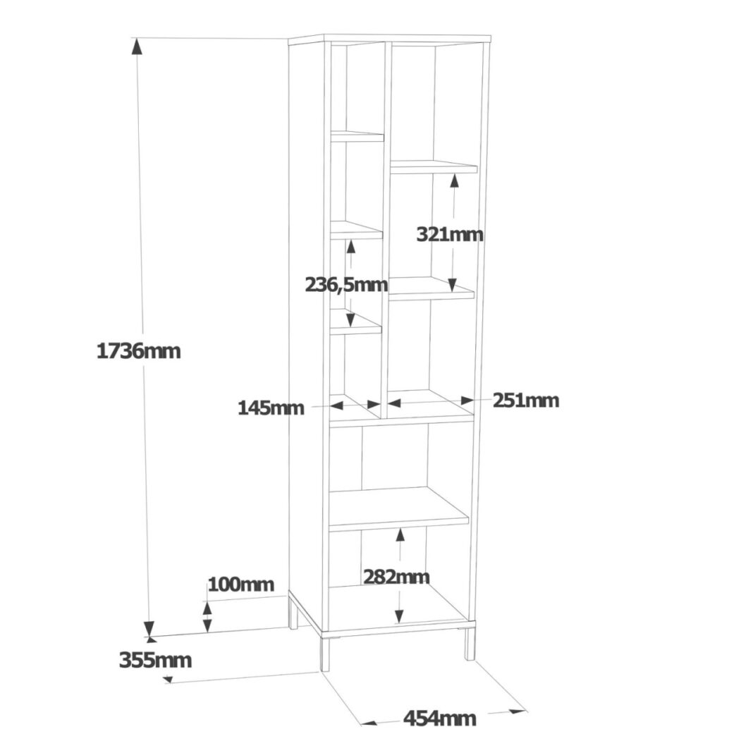 Dulap multifuncțional Model Vı2, Alb Dulap multifuncțional Model Vı2, Alb