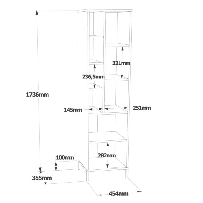 Dulap multifuncțional Model Vı2, Alb Dulap multifuncțional Model Vı2, Alb