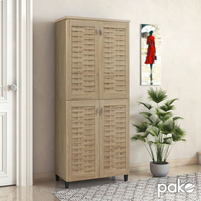 Dulap Pantofi Model Zion, Stejar sonoma, 78x40x170.5 cm Dulap Pantofi Model Zion, Stejar sonoma, 78x40x170.5 cm
