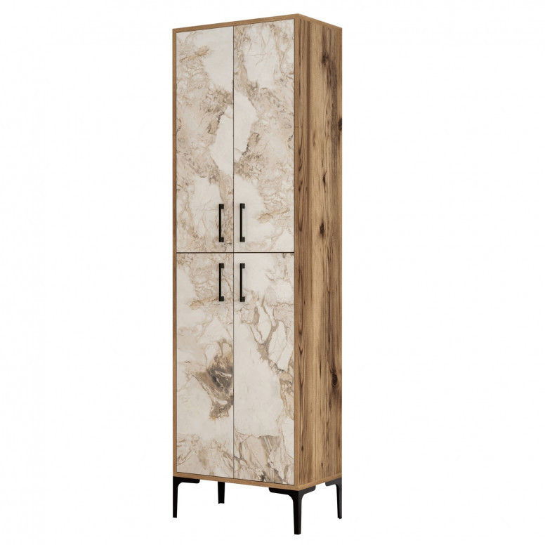 Dulap Pentru Baie Berlina Walnut-Alb Dulap Pentru Baie Berlina Walnut-Alb