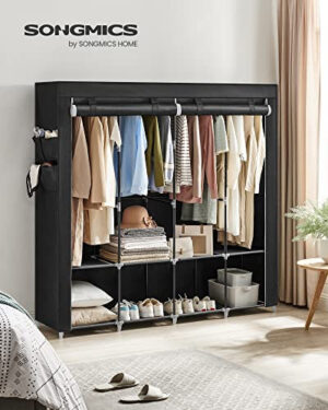 dulap-pentru-haine-songmics-negru-170x45x167-cm189057