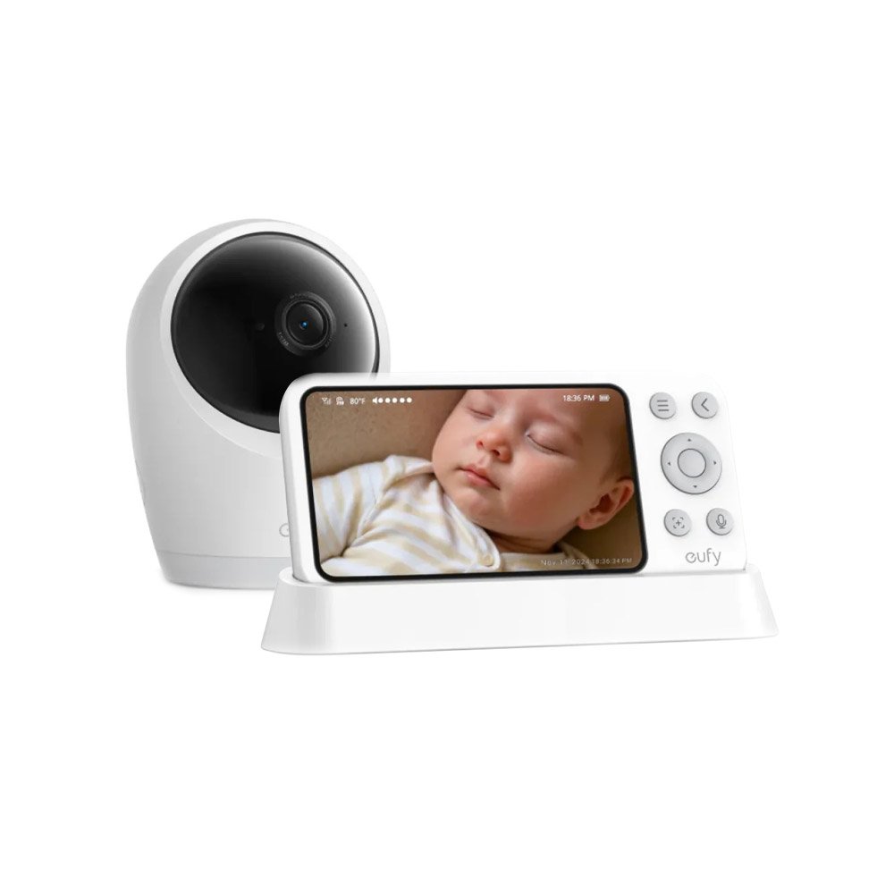 Baby monitor WiFi Eufy E21, 8 MP, zoom 8x, 5000 mAh, microfon si difuzor, slot card, USB Type-C Baby monitor WiFi Eufy E21, 8 MP, zoom 8x, 5000 mAh, microfon si difuzor, slot card, USB Type-C