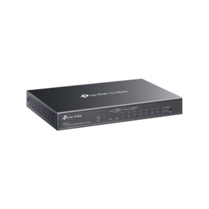 Switch cu 8 porturi Gigabit TP-Link Omada ES210GMP, 20 Gbps, 14.88 Mpps, MAC 8K, 2 porturi uplink, management Switch cu 8 porturi Gigabit TP-Link Omada ES210GMP, 20 Gbps, 14.88 Mpps, MAC 8K, 2 porturi uplink, management