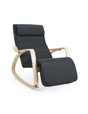 Fotoliu balansoar, Songmics, Gri, LYY10G, 150 Kg, 67 x 115 x 91 cm Fotoliu balansoar, Songmics, Gri, LYY10G, 150 Kg, 67 x 115 x 91 cm