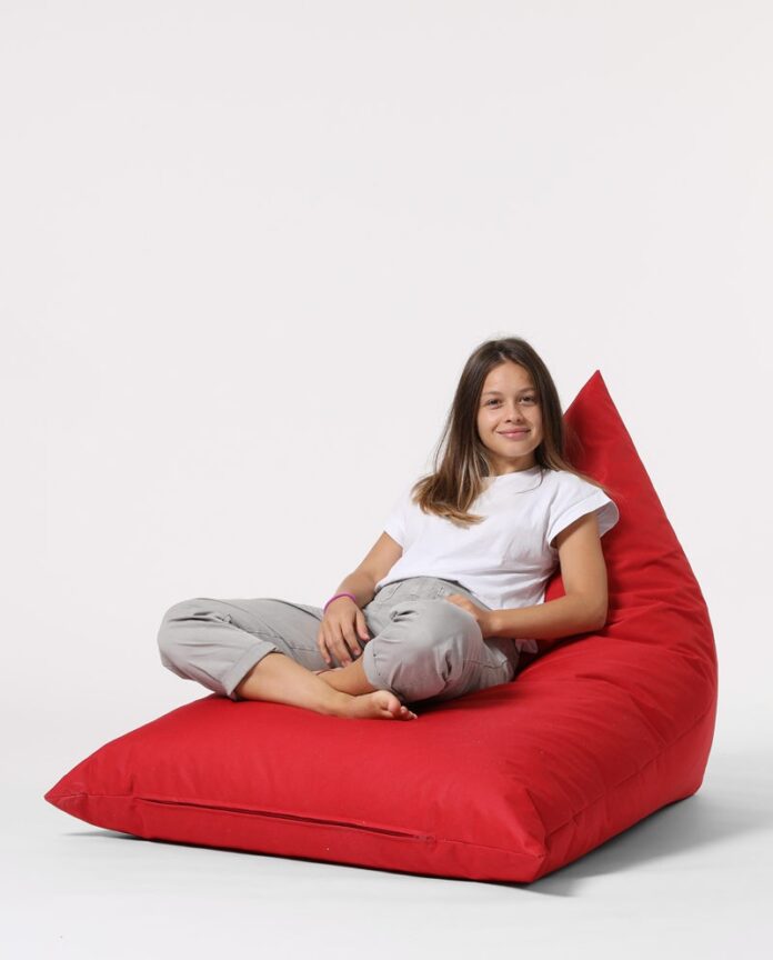 Fotoliu de Grădină tip Bean Bag Model Pyramid, Roșu Fotoliu de Grădină tip Bean Bag Model Pyramid, Roșu