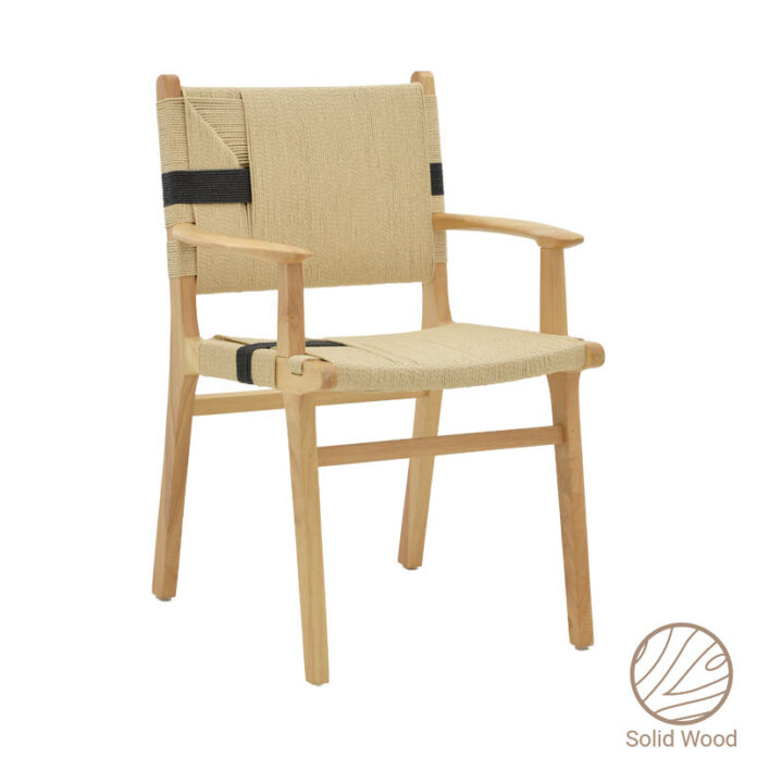 Fotoliu Olivier lemn de fag culoare lemn natural cu funie culoare lemn naturala si negru 62x60x85cm Fotoliu Olivier lemn de fag culoare lemn natural cu funie culoare lemn naturala si negru 62x60x85cm